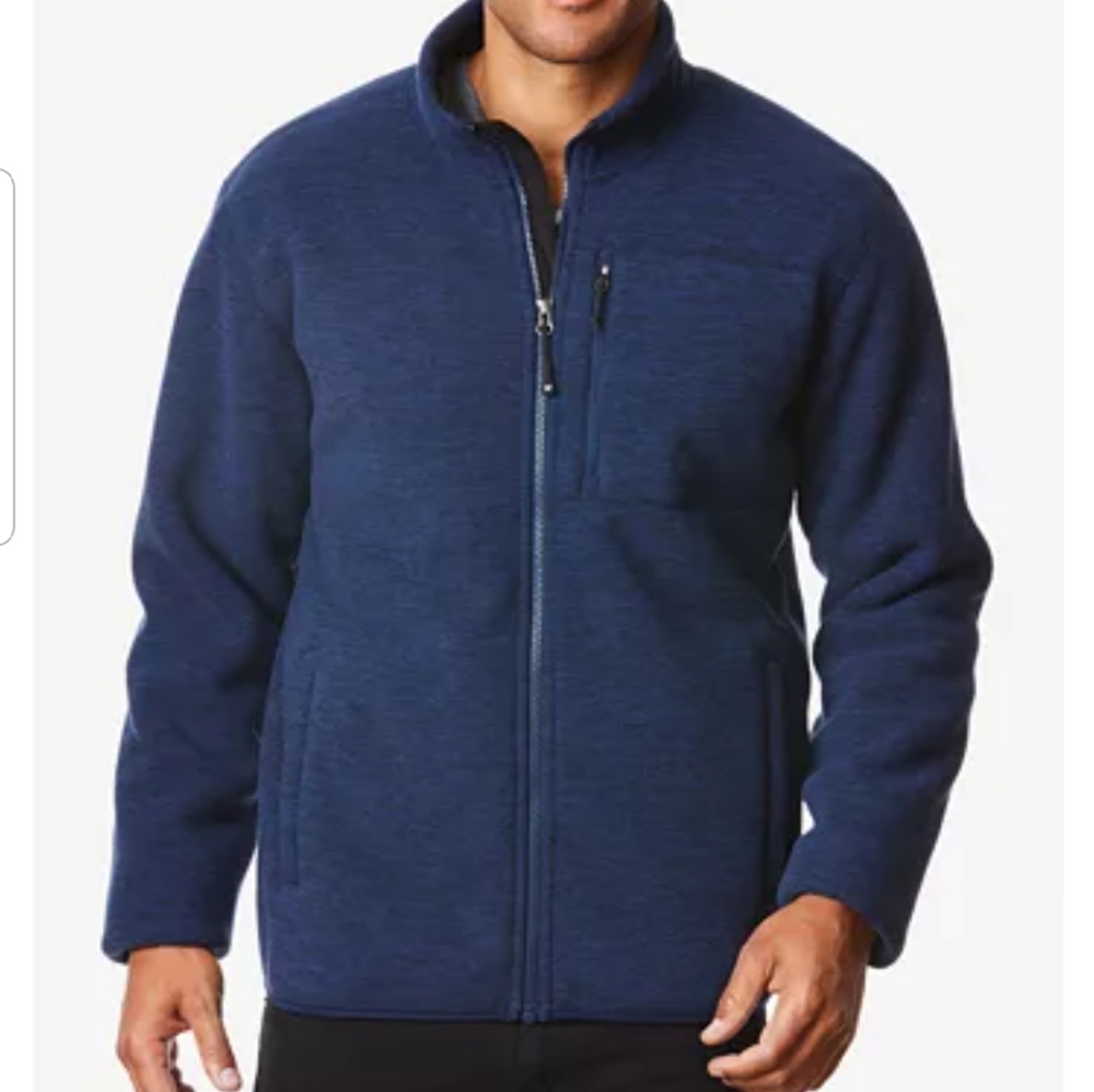 32 Degrees Heat Navy Blue Sweater